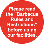 Please use the designated area for barbecues.